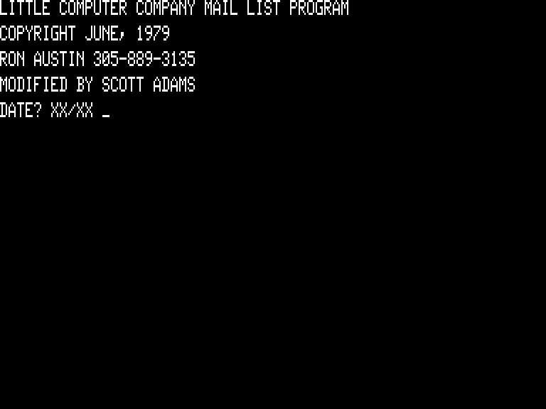 Screen shot